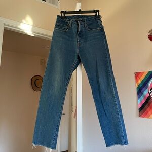 Levi's Classic Blue Denim Jeans